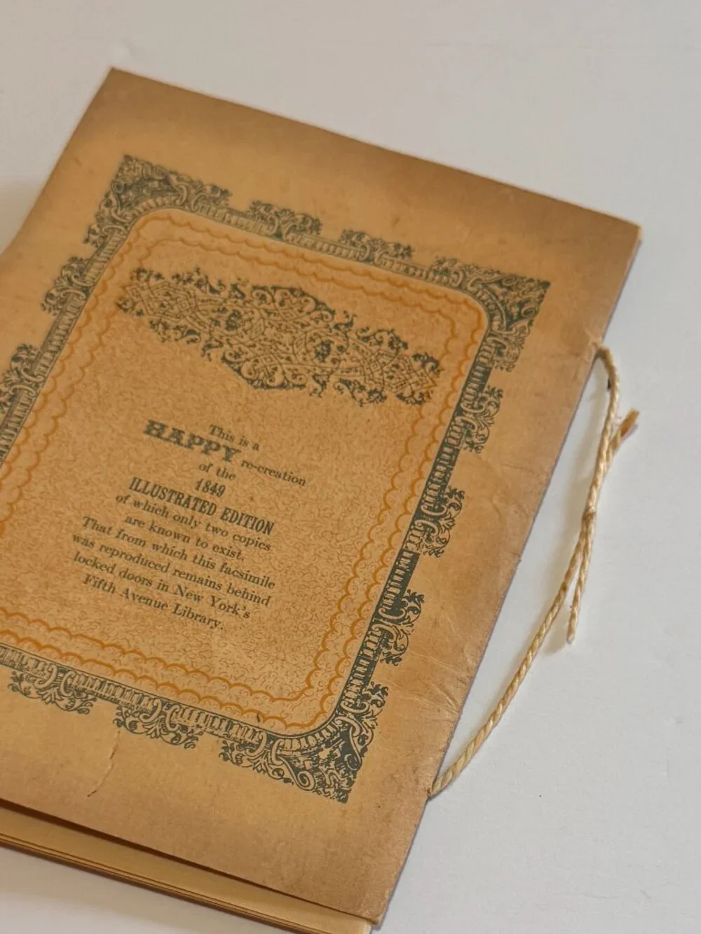 Clement C Moore A Visit From St Nicholas 1849 Facsimile Christmas Booklet